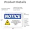 Signmission Electrically Classified Area Sign With Symbol, 14 in W x Rectangle, Vinyl Decal OS-2PACK-NS-D-1014-L-11704 - alternate 2